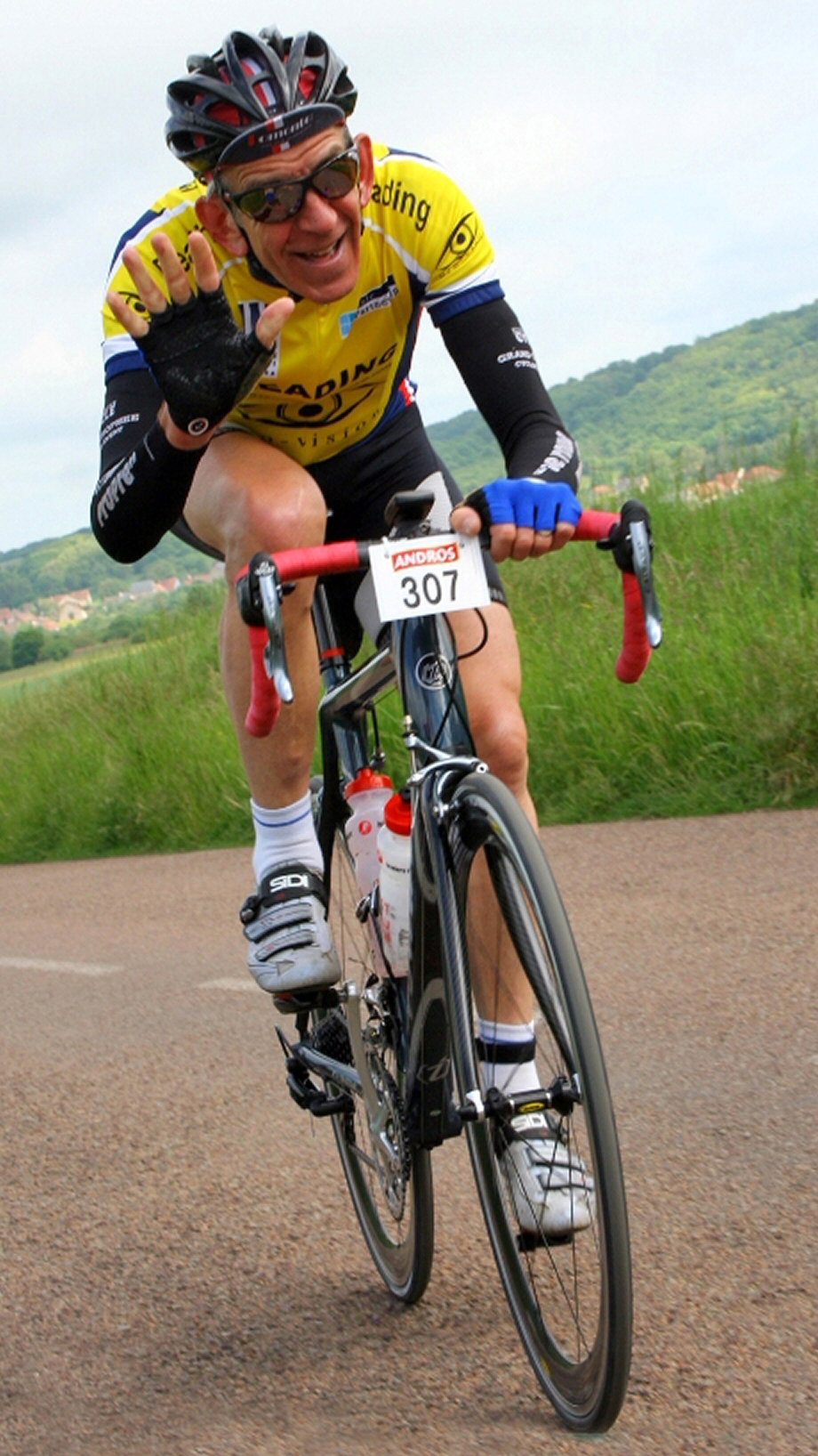 Photo of Barry Quick on bike